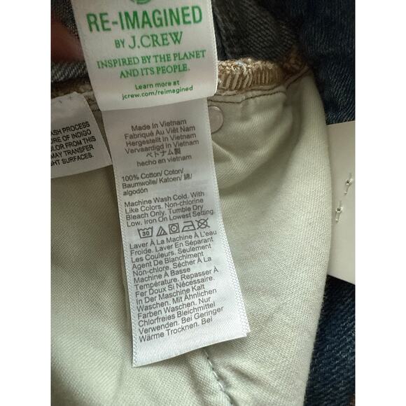 J.Crew '84 Slouchy Distressed Relaxed Fit Jeans Medium Blue Size 26 - Picture 9 of 9